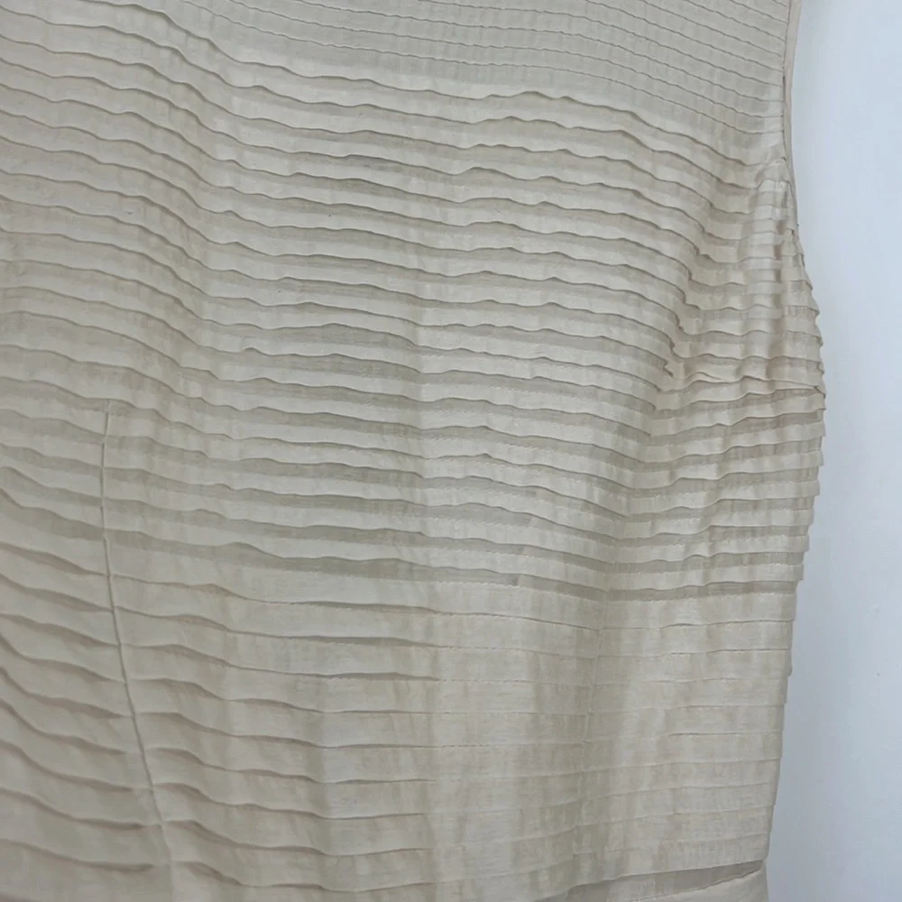 12th STREET BY CYNTHIA VINCENT sleeveless blouse layering in cream 4 - Picture 9 of 11